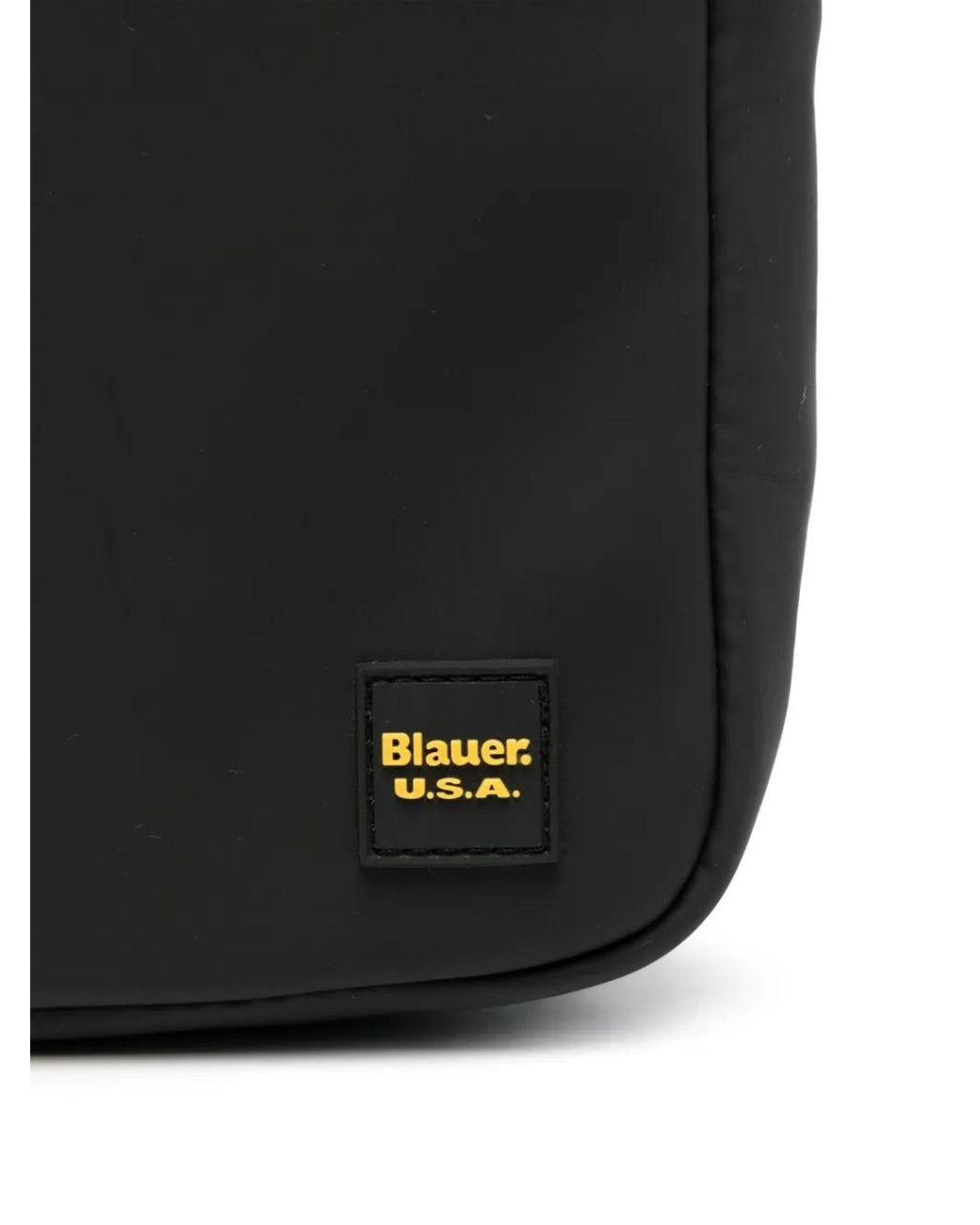 Blauer Jerry03 Kuriertasche in Black für Herren