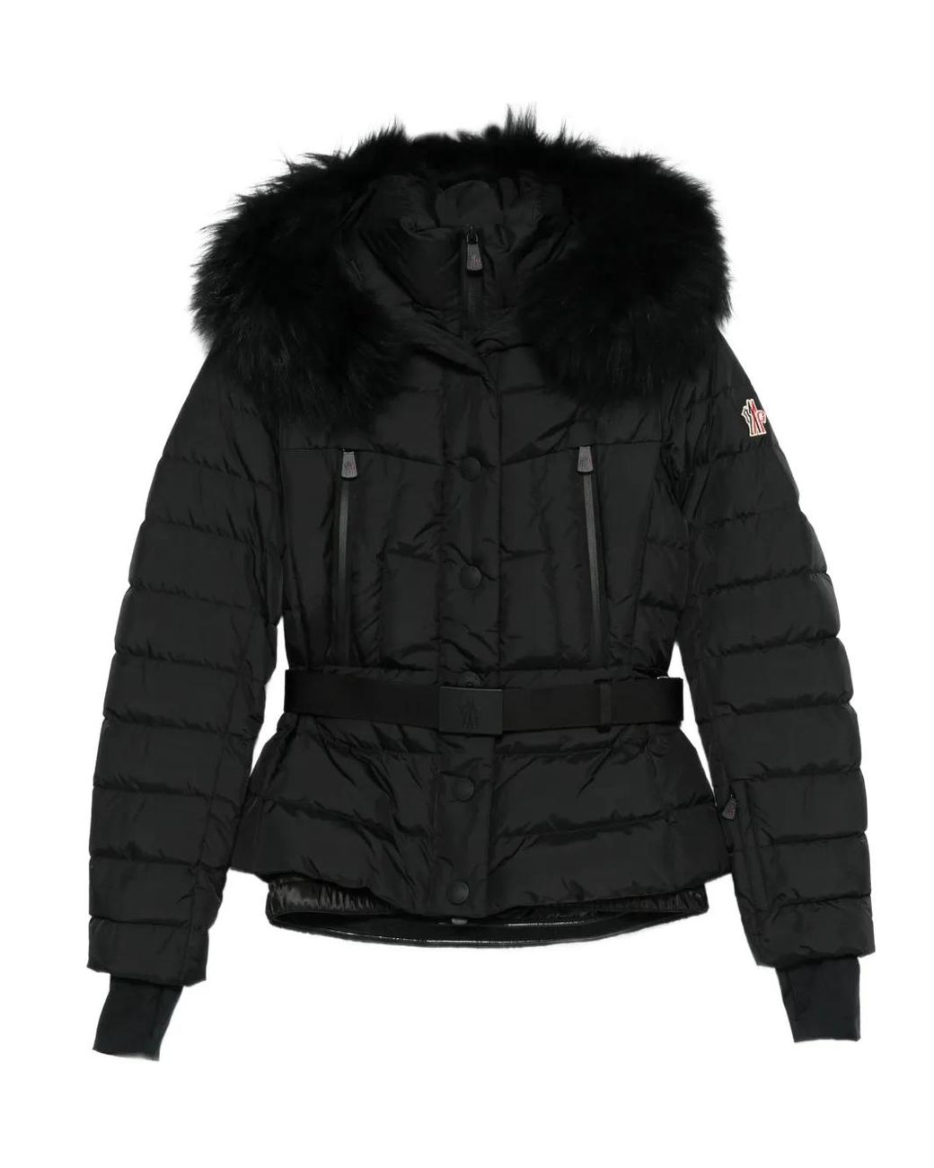 Moncler Black Belted Jacket