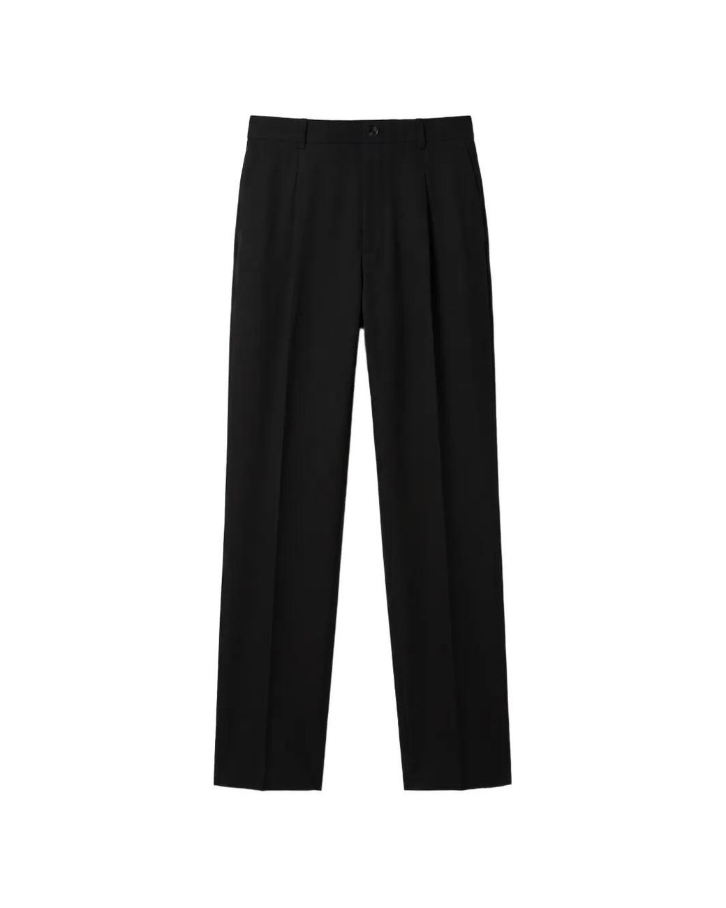 Calvin Klein Black Regular Tapered Trousers for men