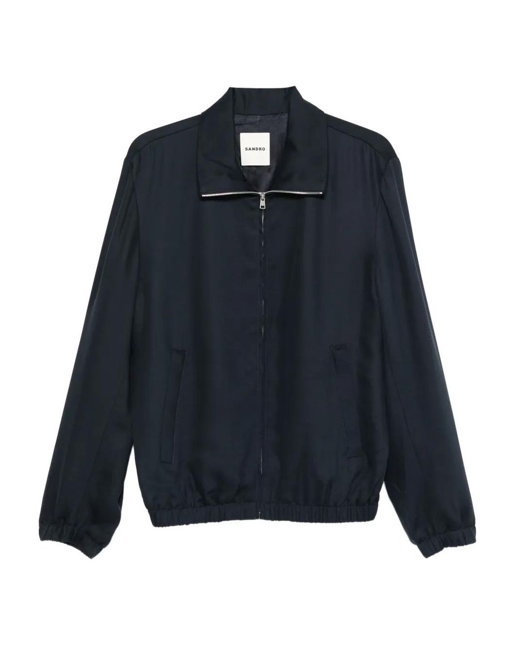 Sandro Blue Zip-Fastening Jacket for men