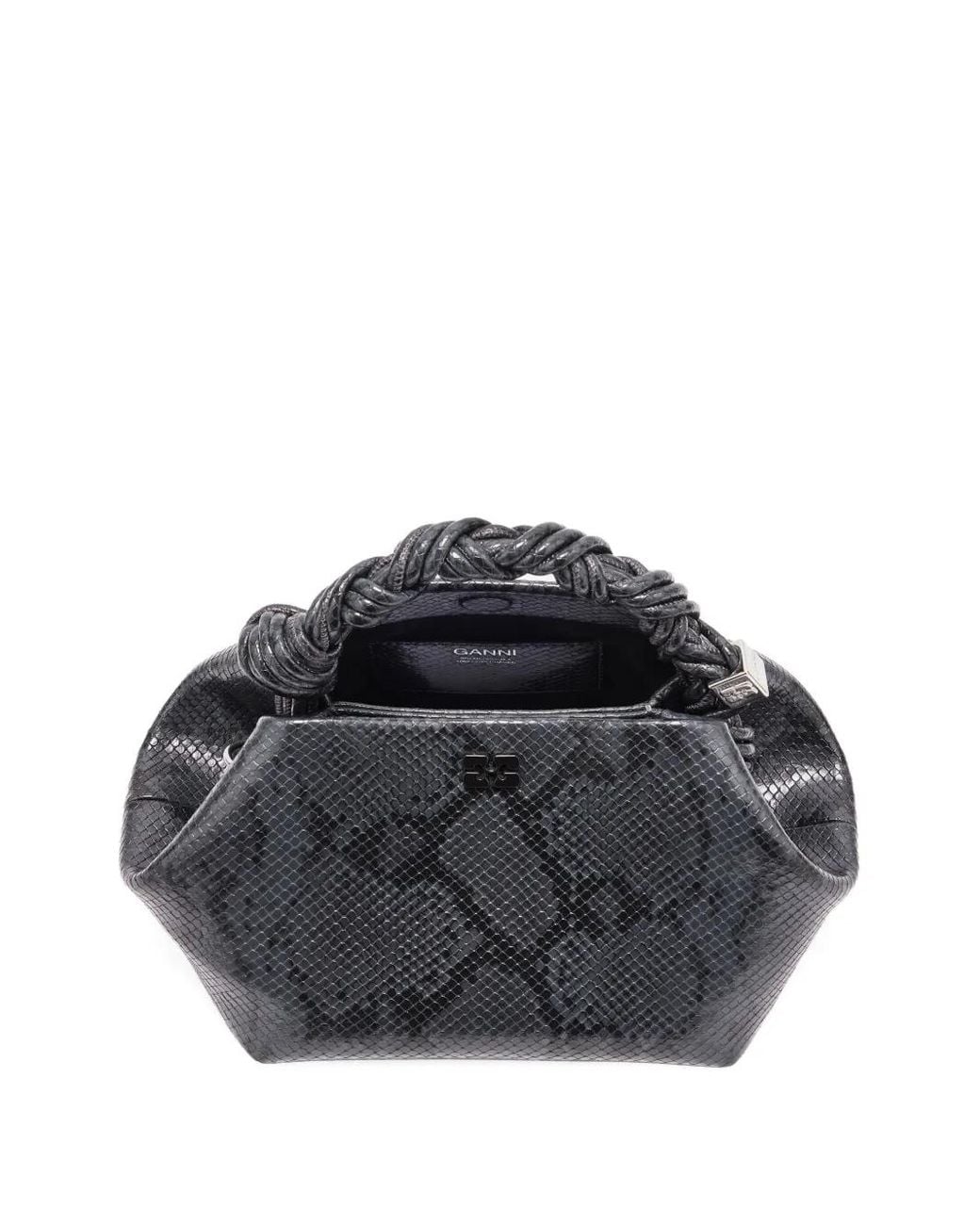 Ganni Black Kleine Bou Handtasche