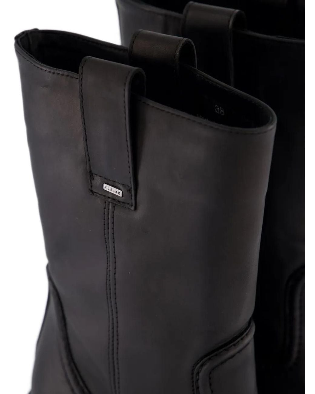 Nubikk Black Cassy Slouch Boots