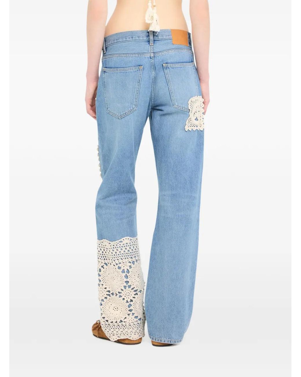 Alanui Blue Island's Diary Jeans