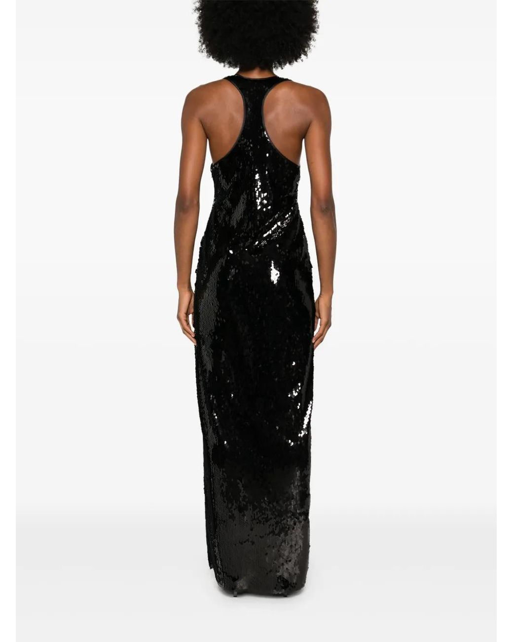 retroféte Black Bella Maxi Dress
