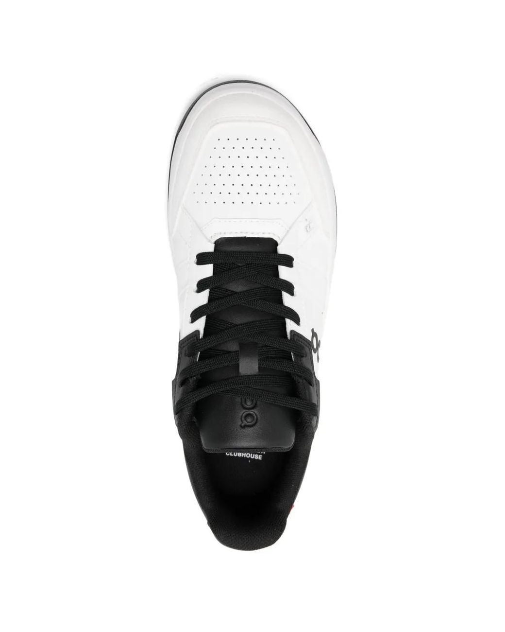 On Shoes White Perforated Sneakers