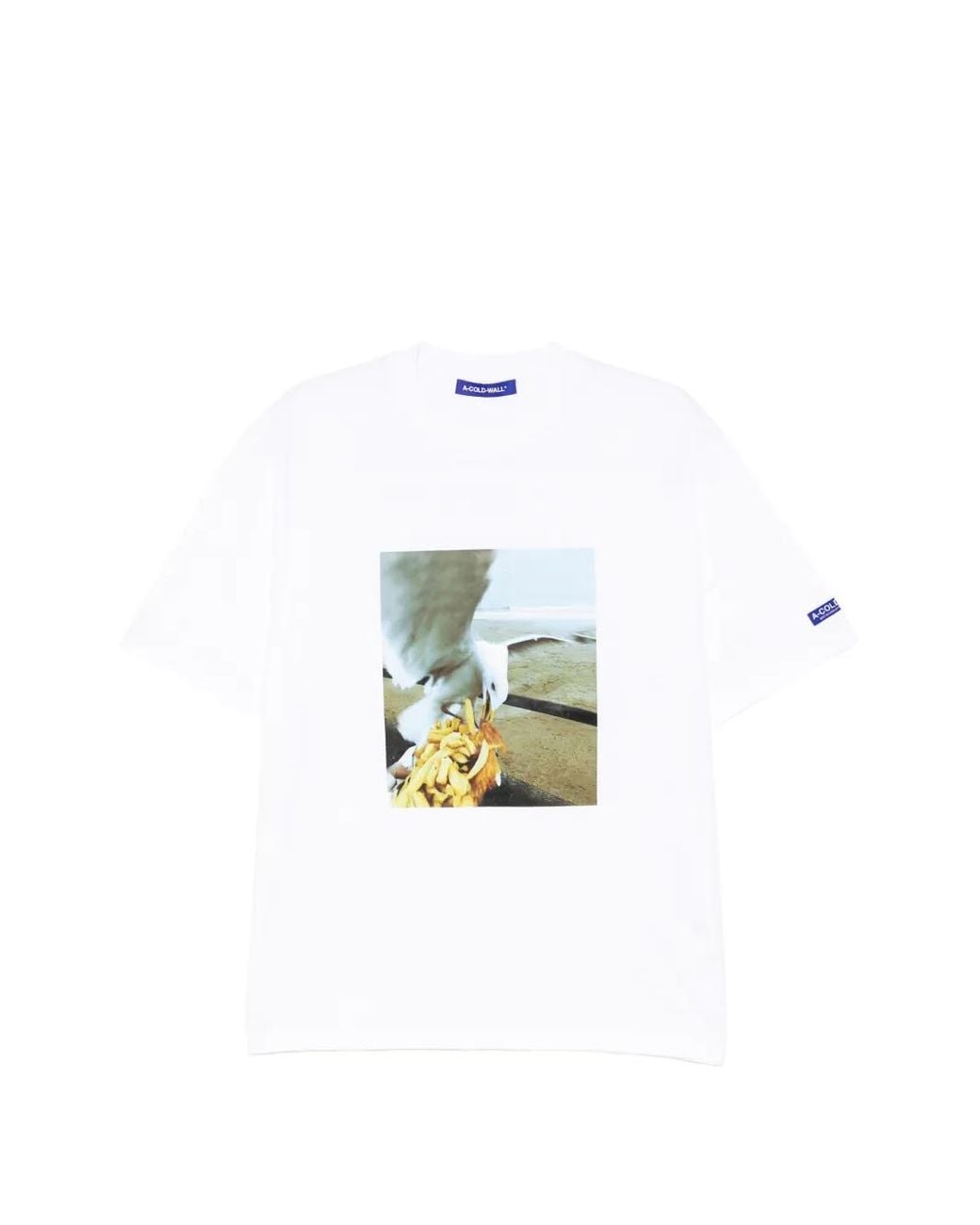 A_COLD_WALL* White Graphic-Print T-Shirt for men
