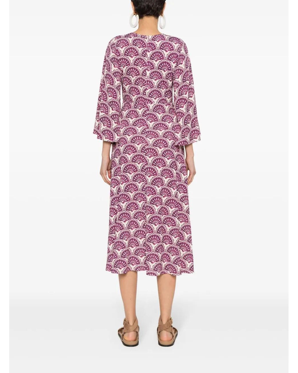 LaDoubleJ Red Sorella Midi Dress