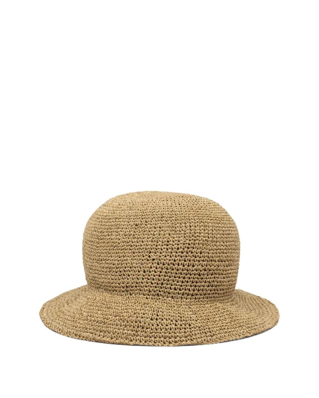 Nonnative Natural Crochet Paper Hat for men