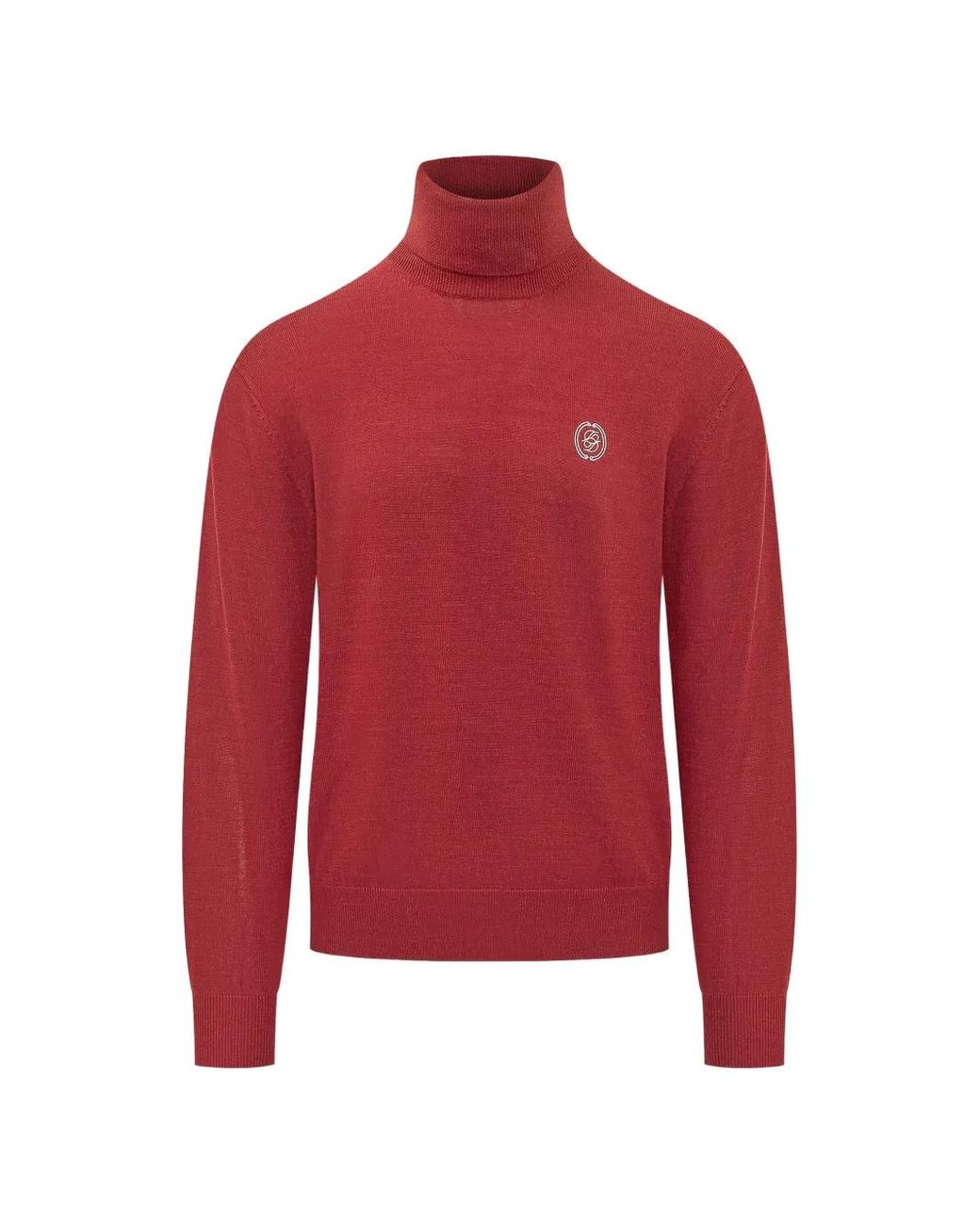 Drole de Monsieur Logo-Embroidered Roll-Neck Sweater for men