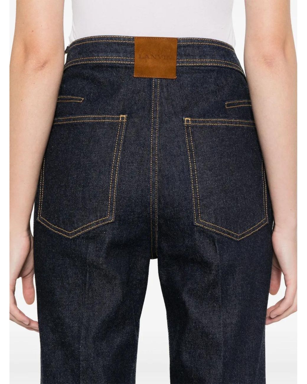Lanvin Blue Flared Jeans