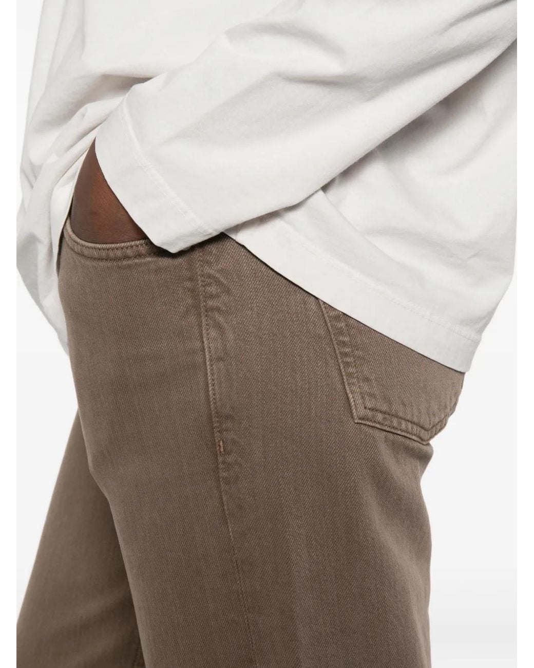 Citizens of Humanity Gray Lindz Straight-Leg Jeans