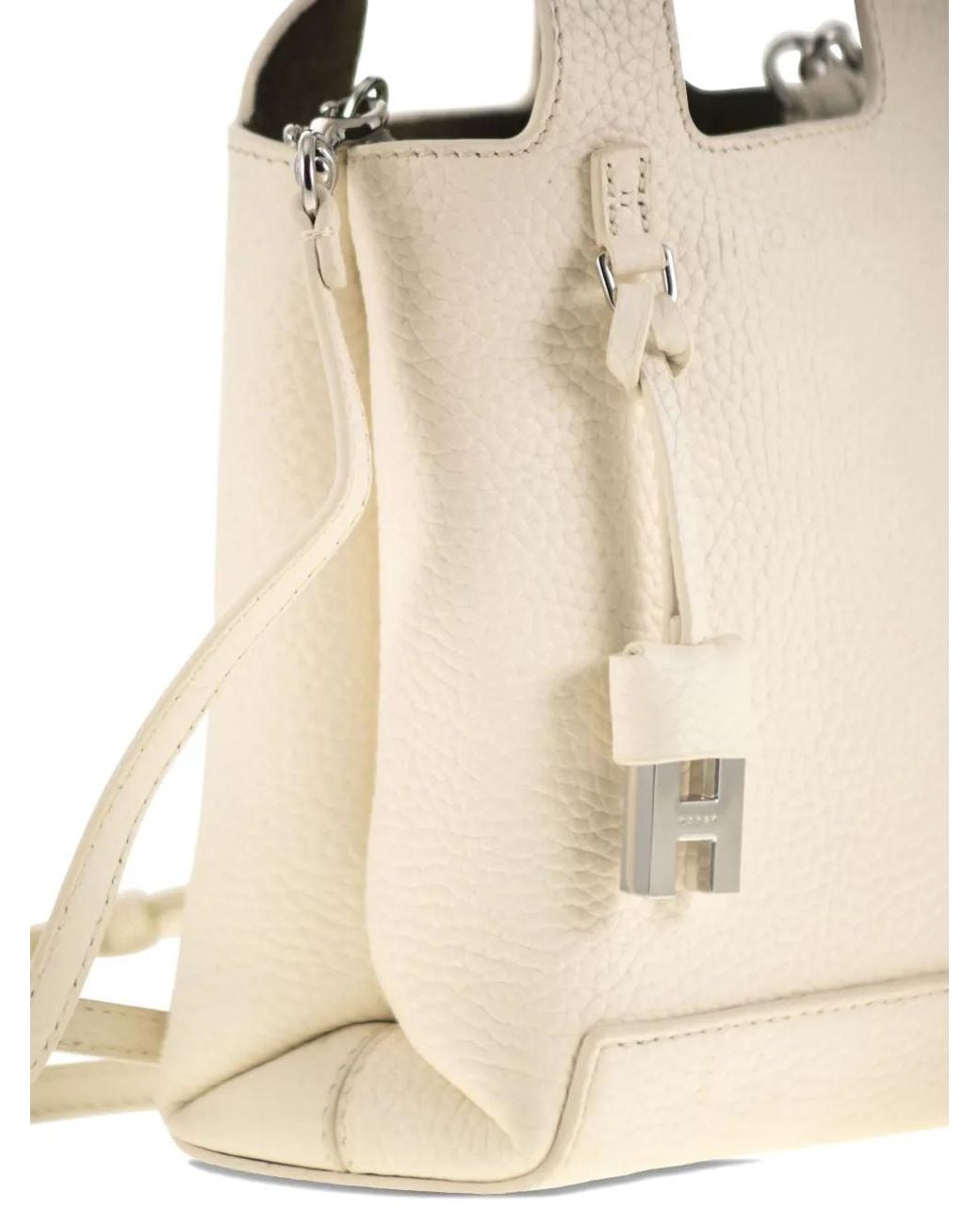 Hogan Natural Grained Leather Mini Bag