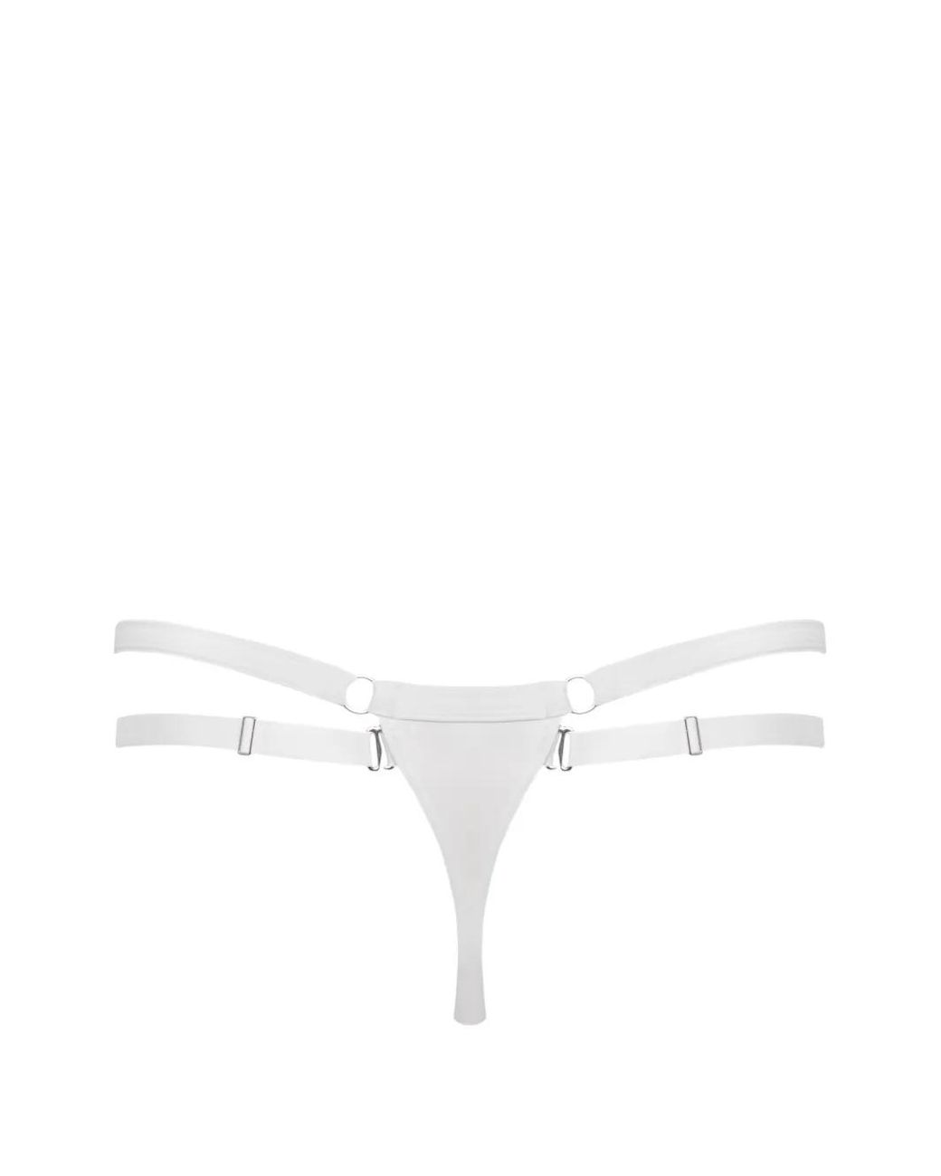 Maison Close White Fatale String Bikini Bottoms