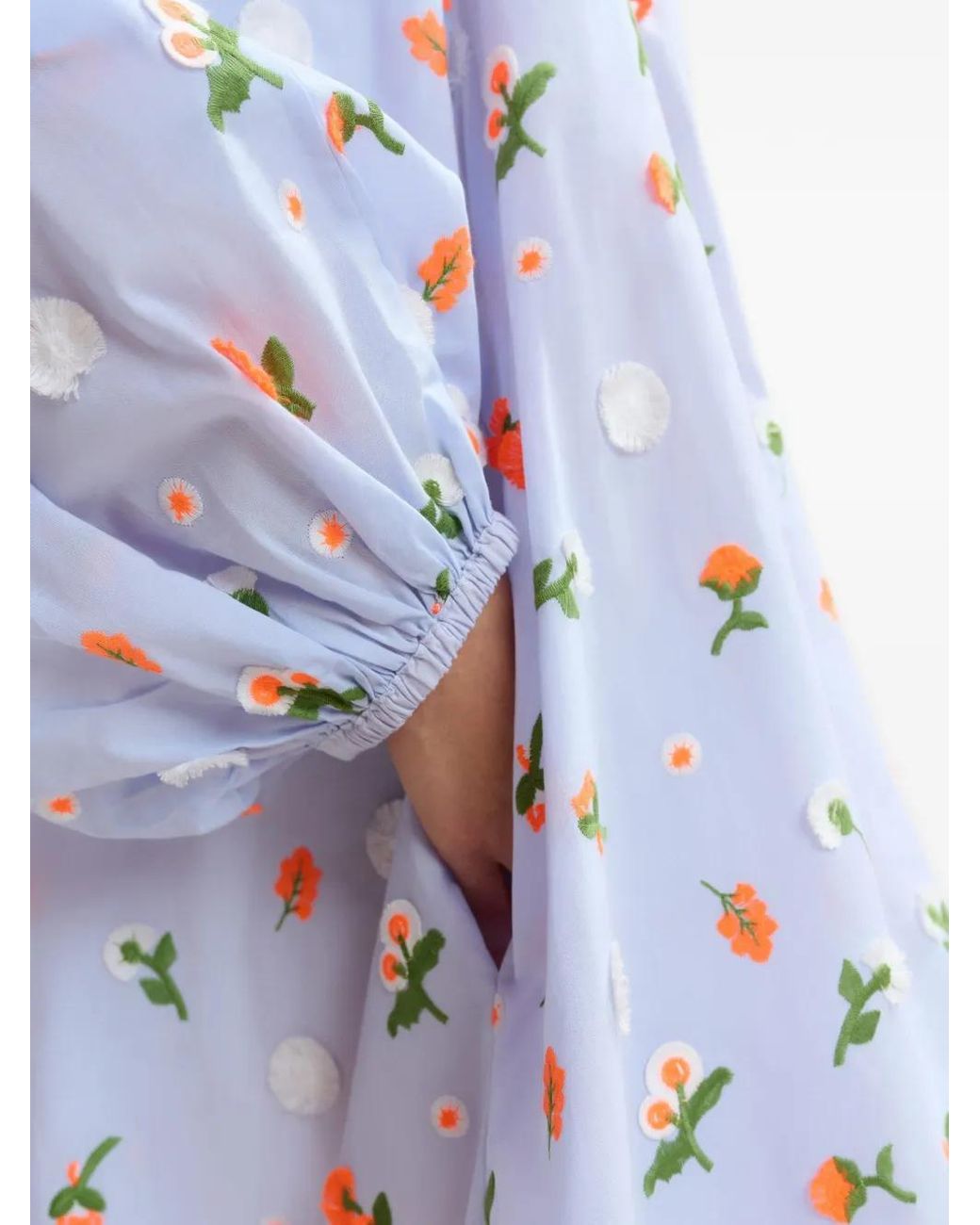 Chemisier Jalen Con Ricamo di Essentiel Antwerp in White