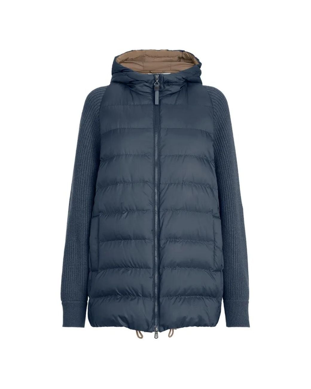 Brunello Cucinelli Jack Met Capuchon in het Blue