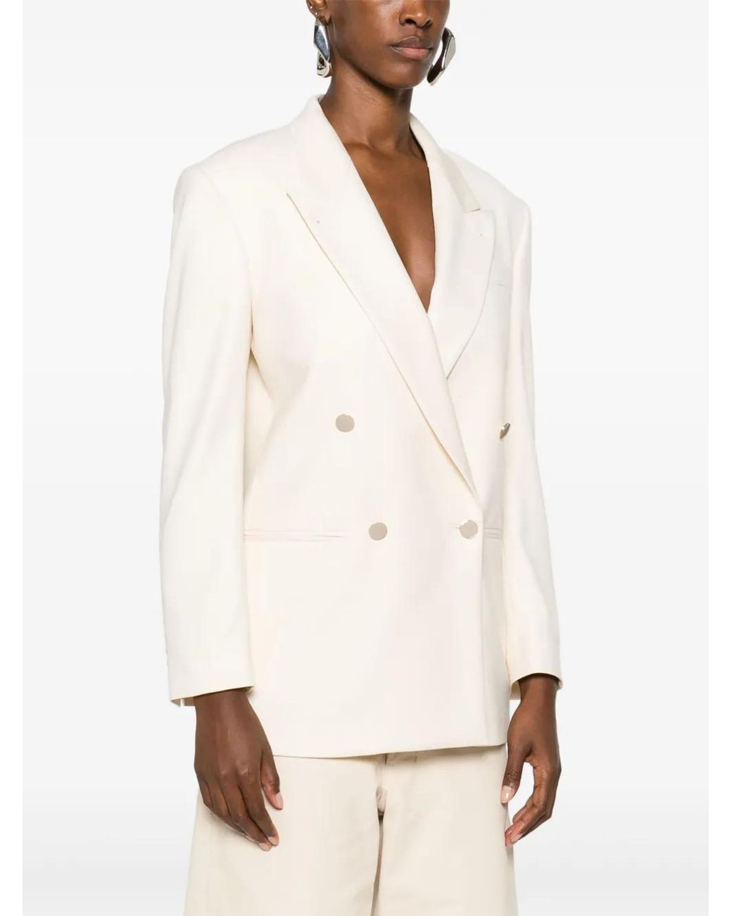 Eraldo Natural Double-Breasted Blazer
