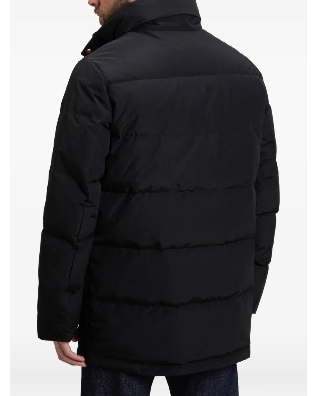 Woolrich Black Ramar Cloth Puffer Jacket for men