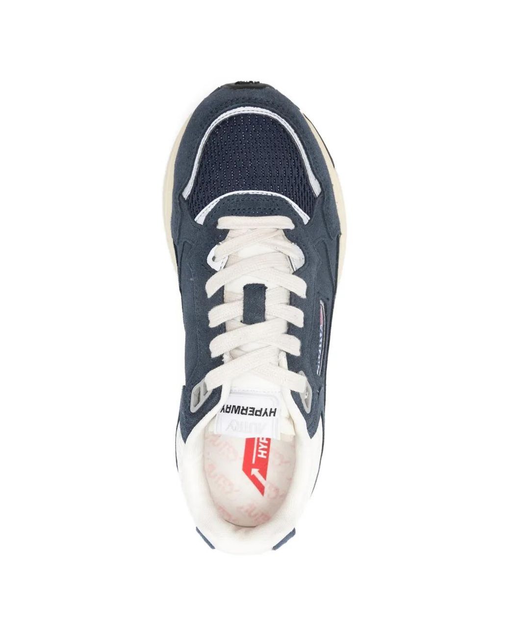 Hyperway Low Femme Suédois/Mesh Français Autry en coloris Blue