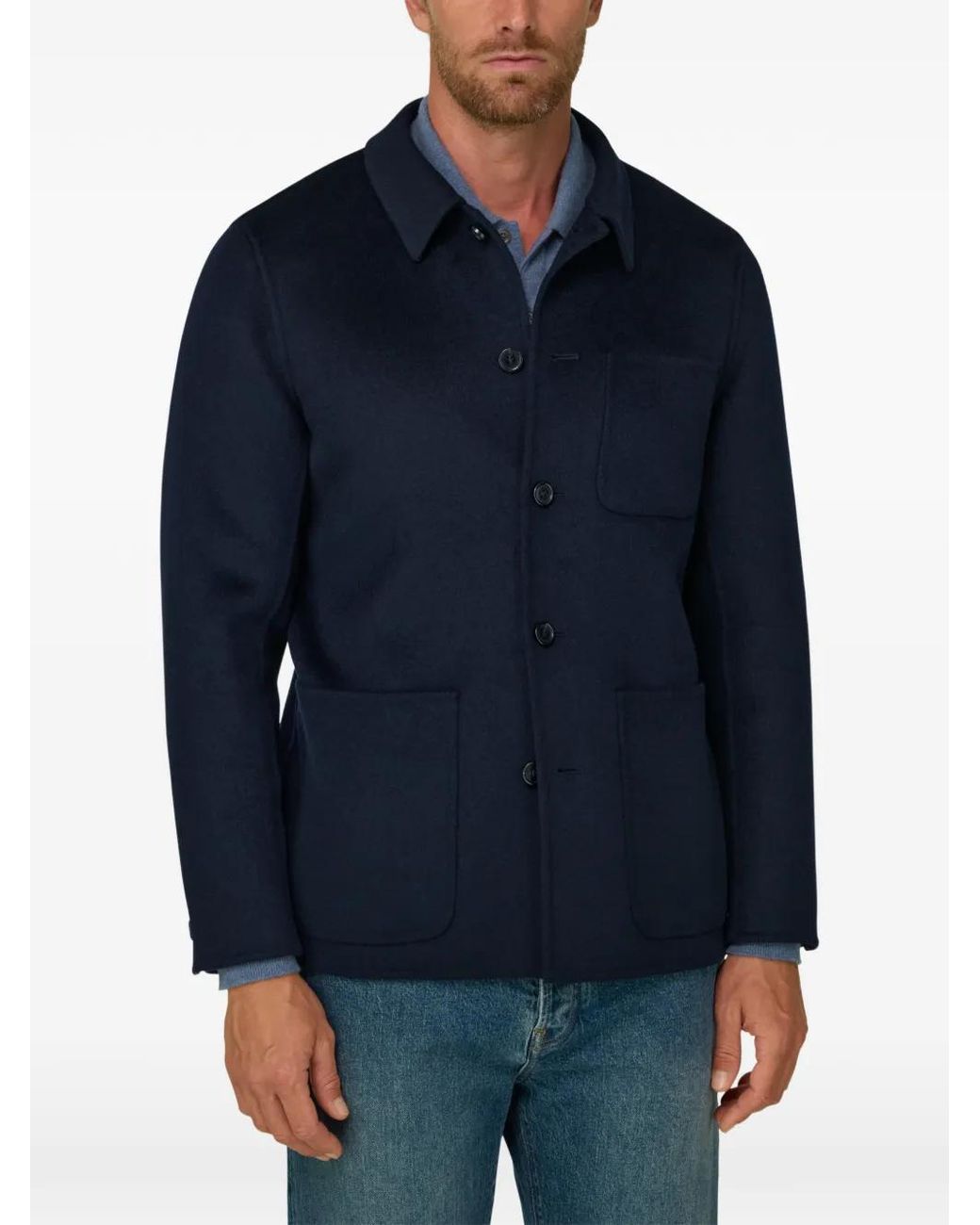 Boggi Blue Shacket for men