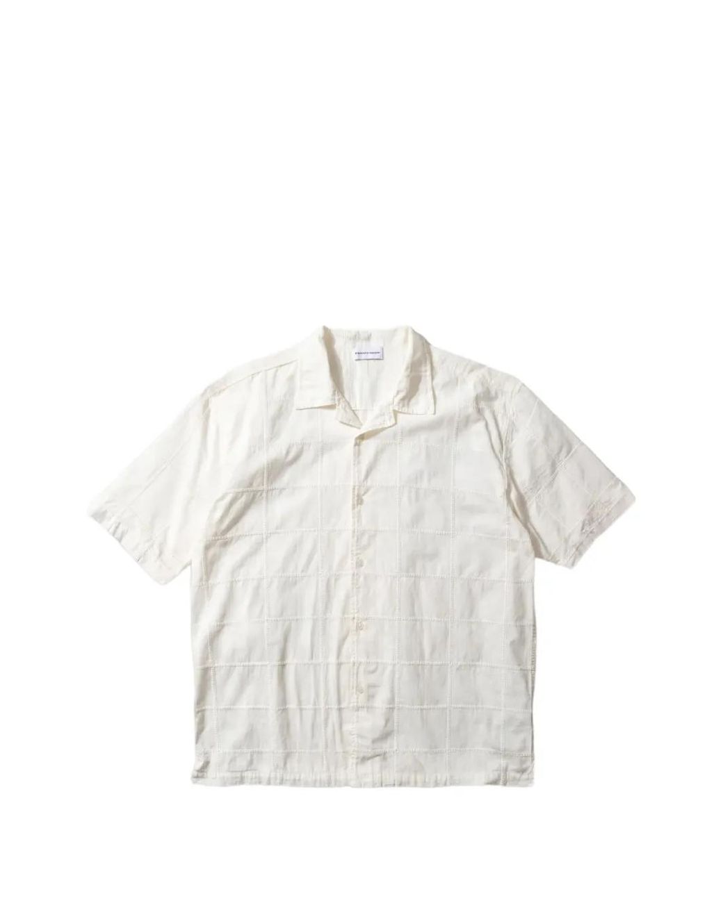 Edmmond Studios White Freedom Embroidered Short-Sleeve Shirt for men