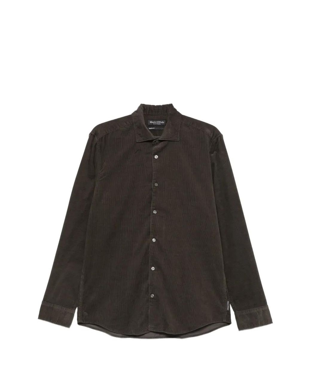 Marc O' Polo Black Corduroy Long-Sleeve Shirt for men