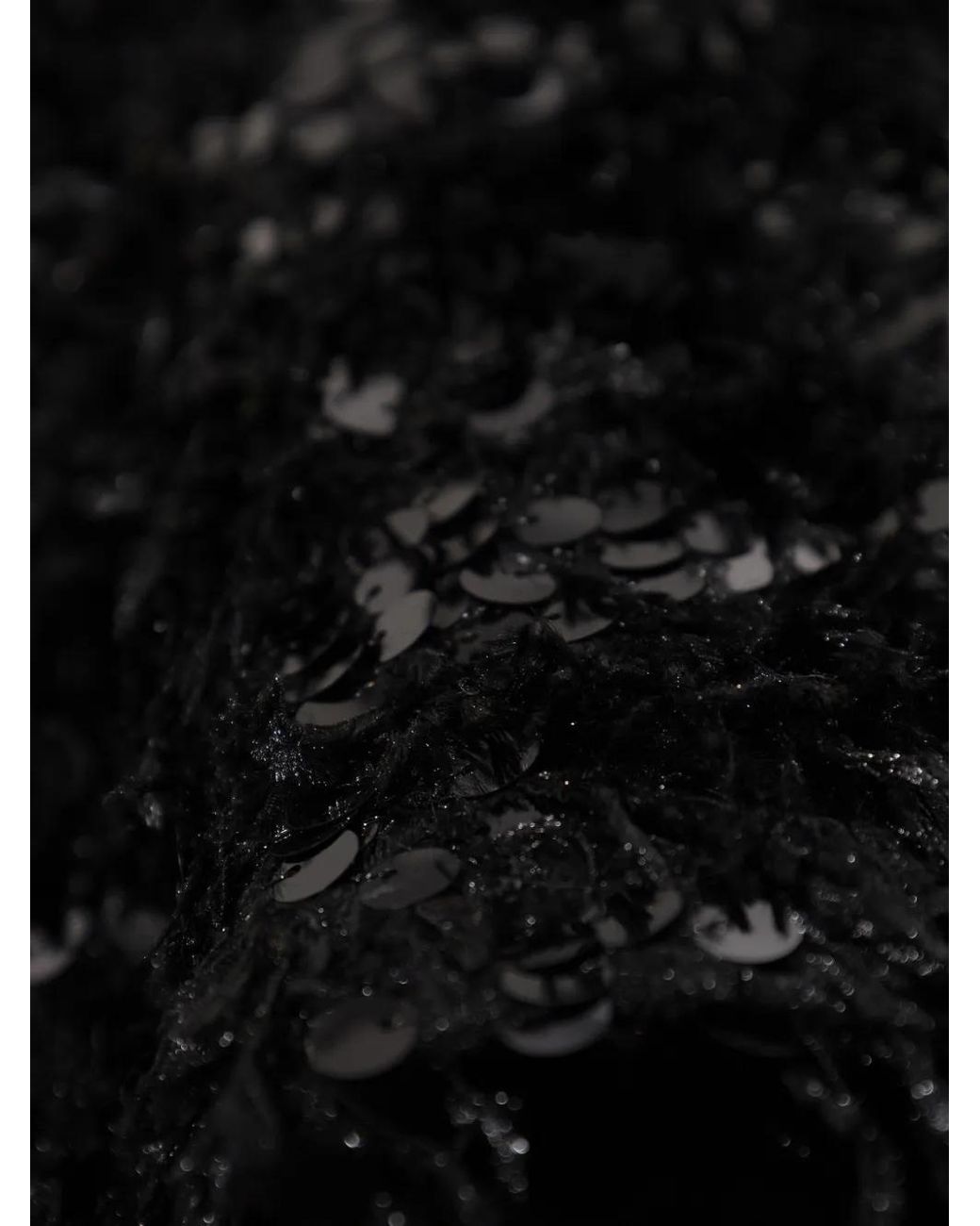 Munthe Black Vinc Sequin-Embellished Jacket