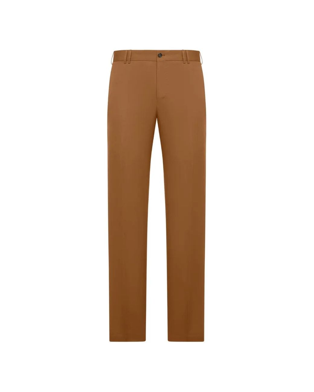 PT Torino Brown Button-Up Trousers for men