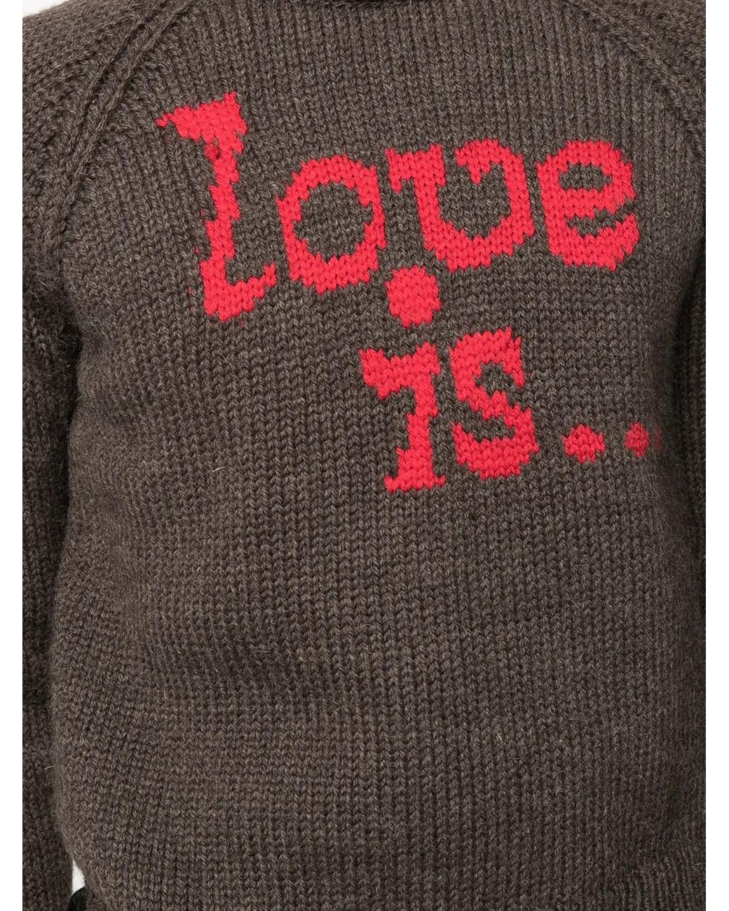DSquared² 'Love Is. Pullover in Gray für Herren