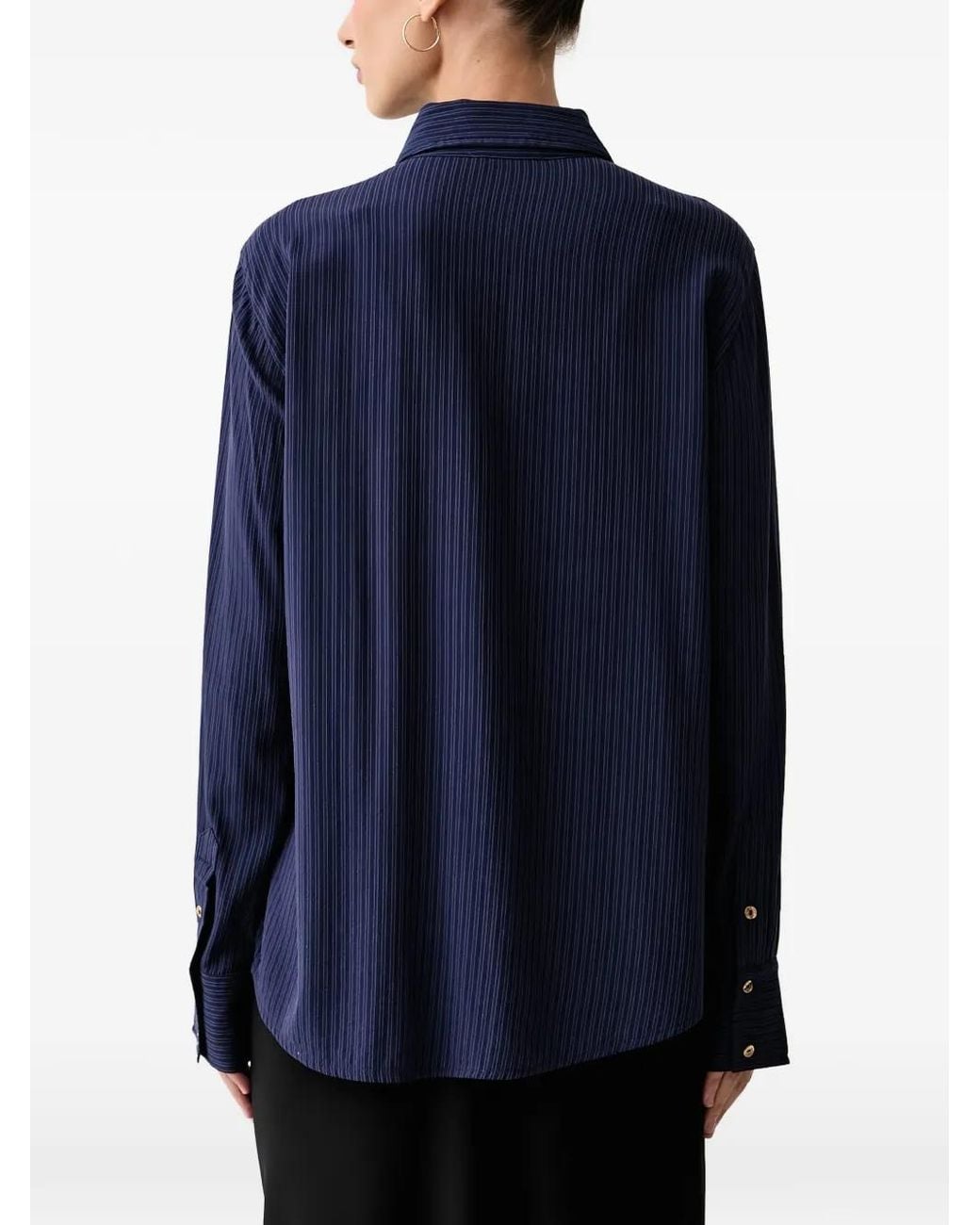 Benetton Blue Long-Sleeve Shirt
