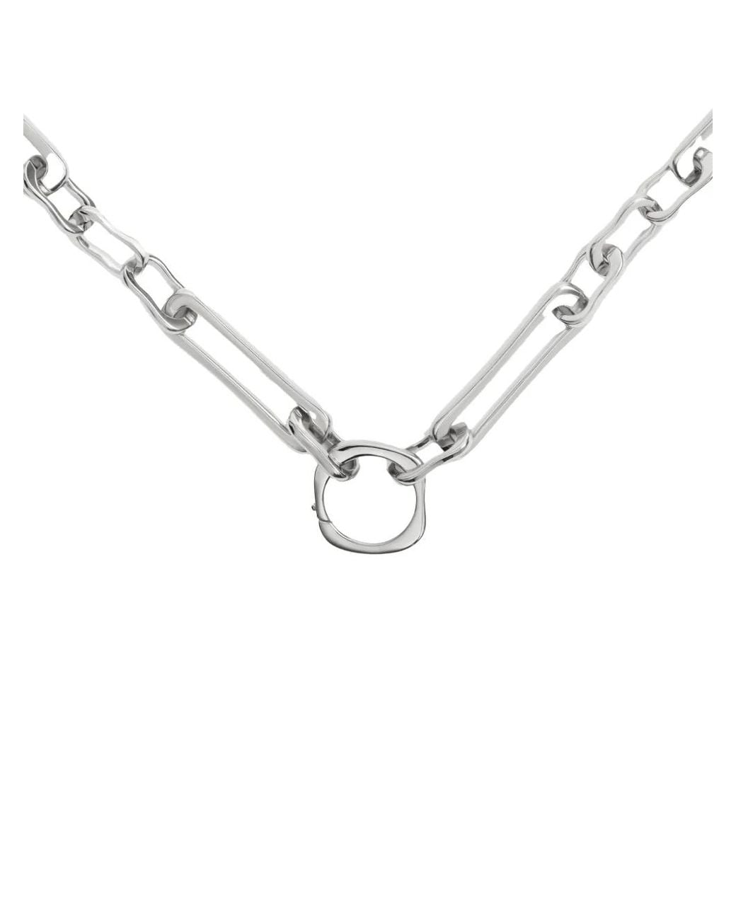 Monica Vinader White Collier Double Charm Mv Alta