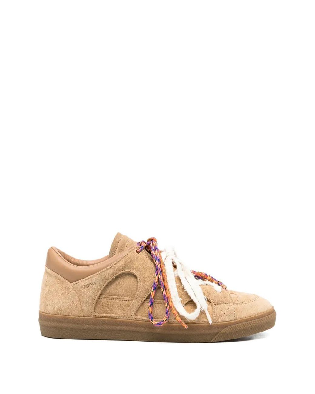Santha Pink Love Park Quilted Low-Top Sneakers for men