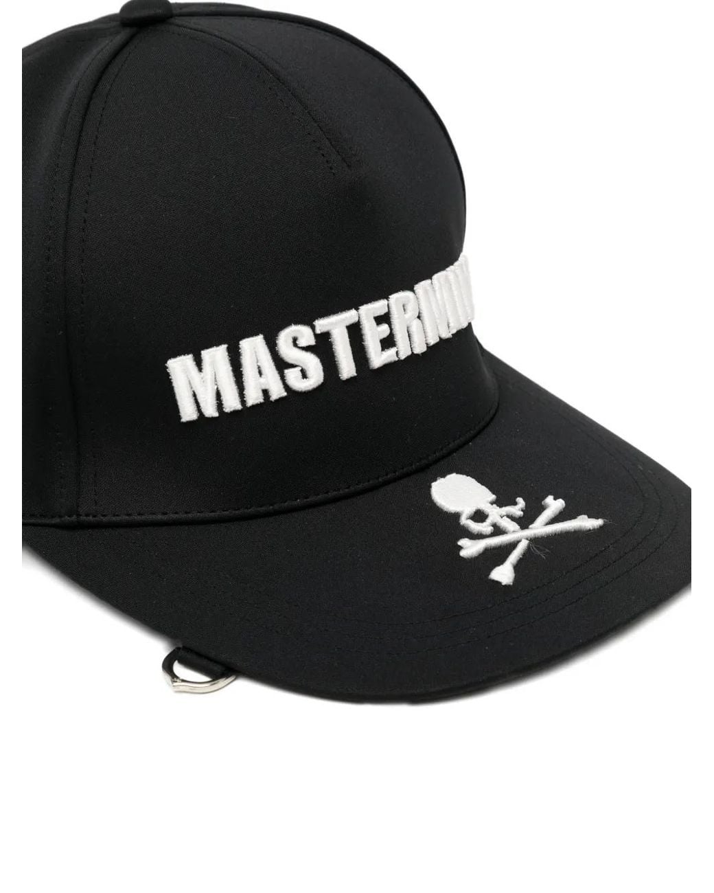 MASTERMIND WORLD Black Logo-Embroidered Cap for men
