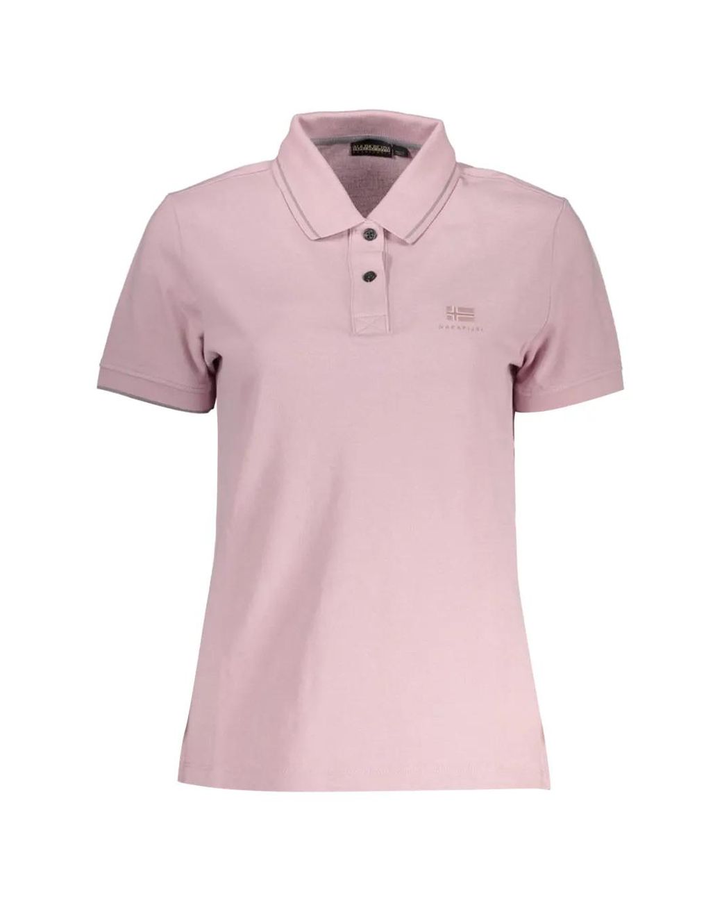 Napapijri Pink Short-Sleeved Polo Shirt