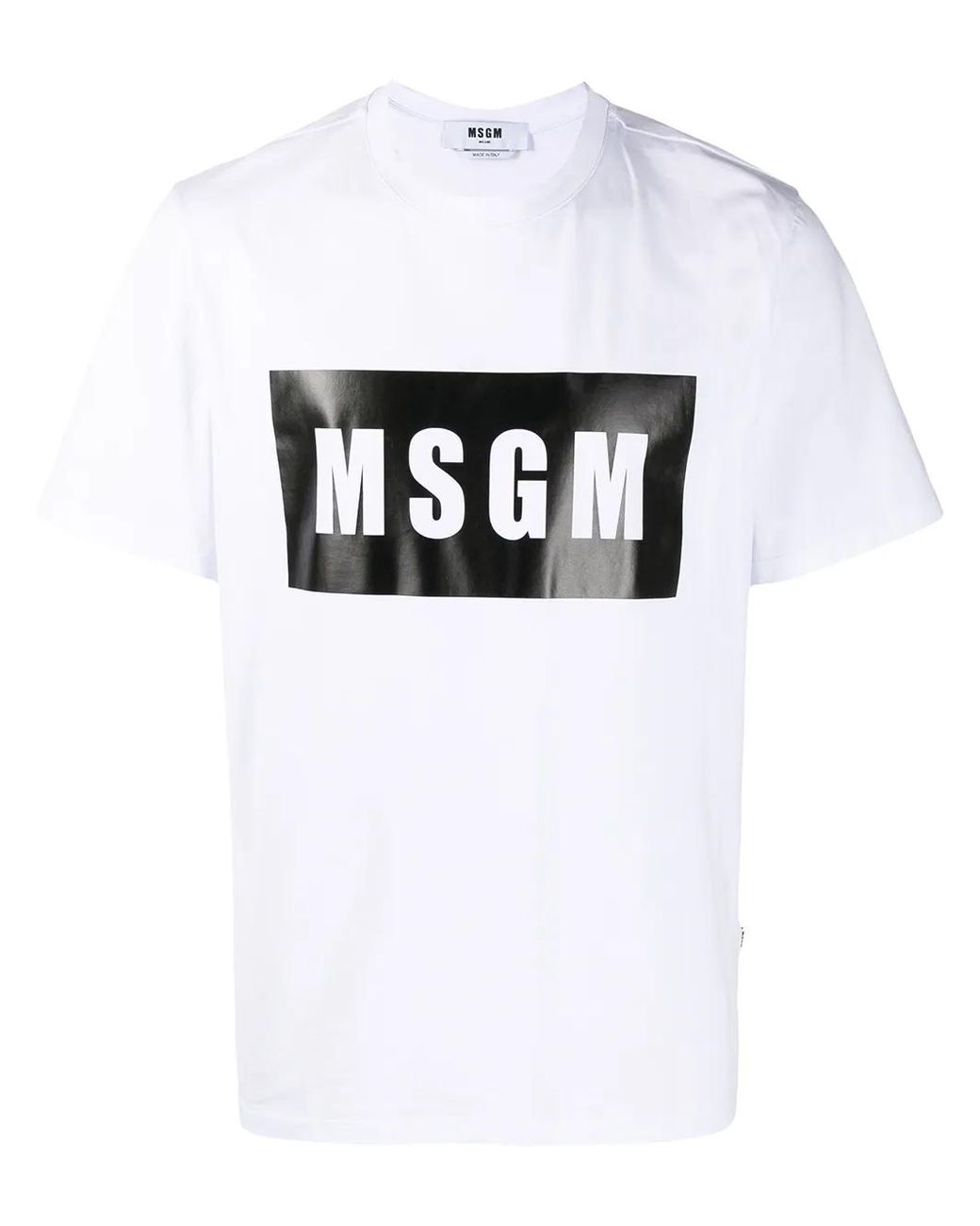 MSGM T-Shirt Met Logoprint in het White voor heren