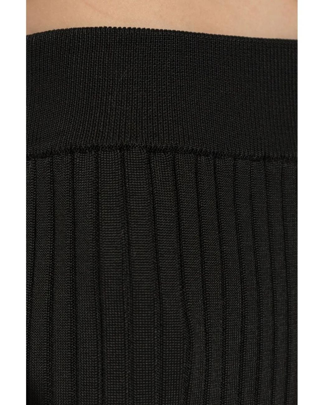 Jil Sander Black Sophisticated Tube Skirt For The Modern