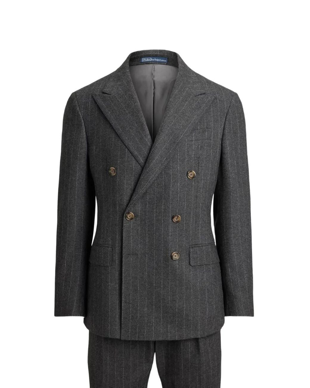 Polo by Ralph Lauren ダブルブレスト スーツ グレー L polo-ralph-lauren-grey-Costume