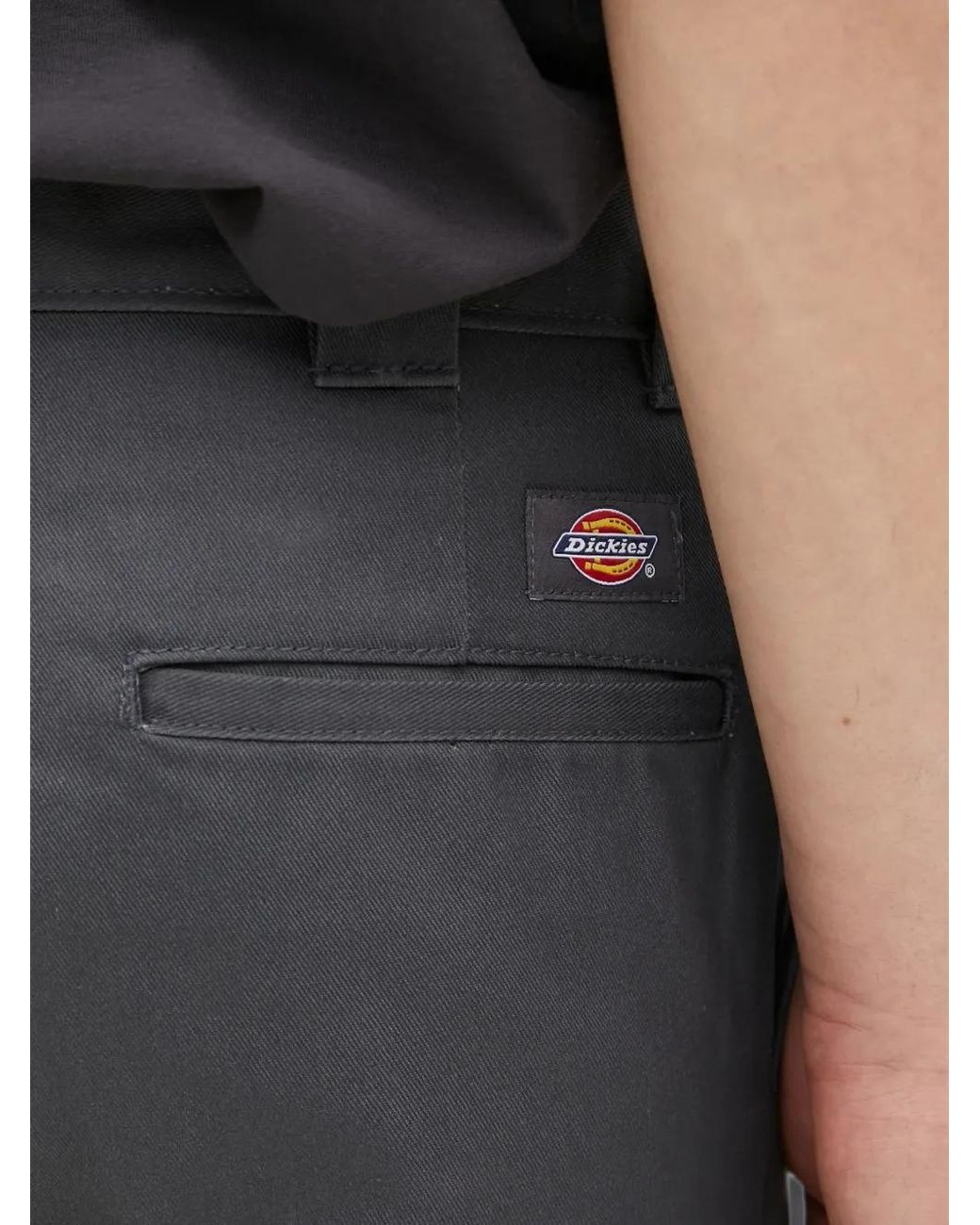Dickies Black Straight-Leg Logo-Patch Trousers for men