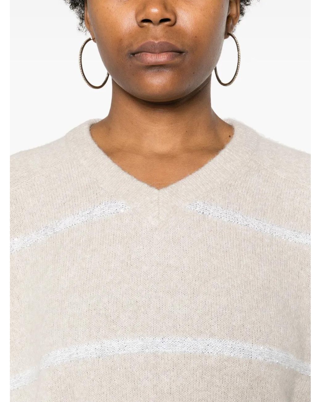 Brunello Cucinelli Natural Sweaters