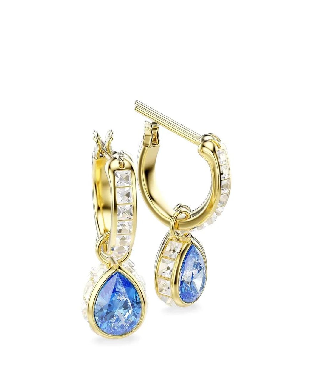 Swarovski Blue Chroma Drop Earrings