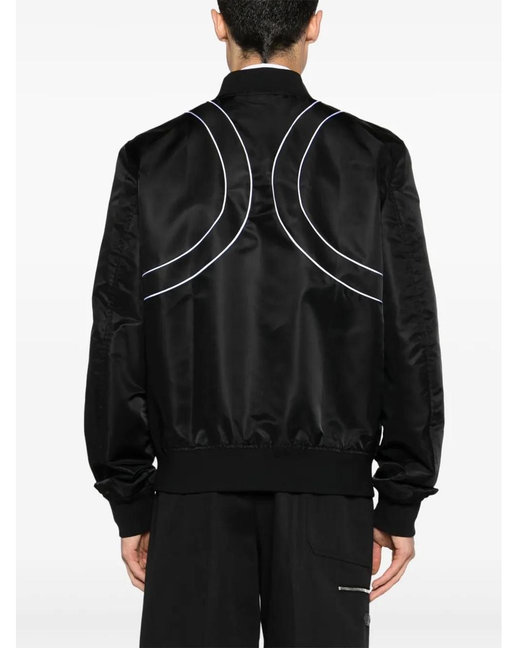 McQueen Bomberjack Met Rits in het Black voor heren