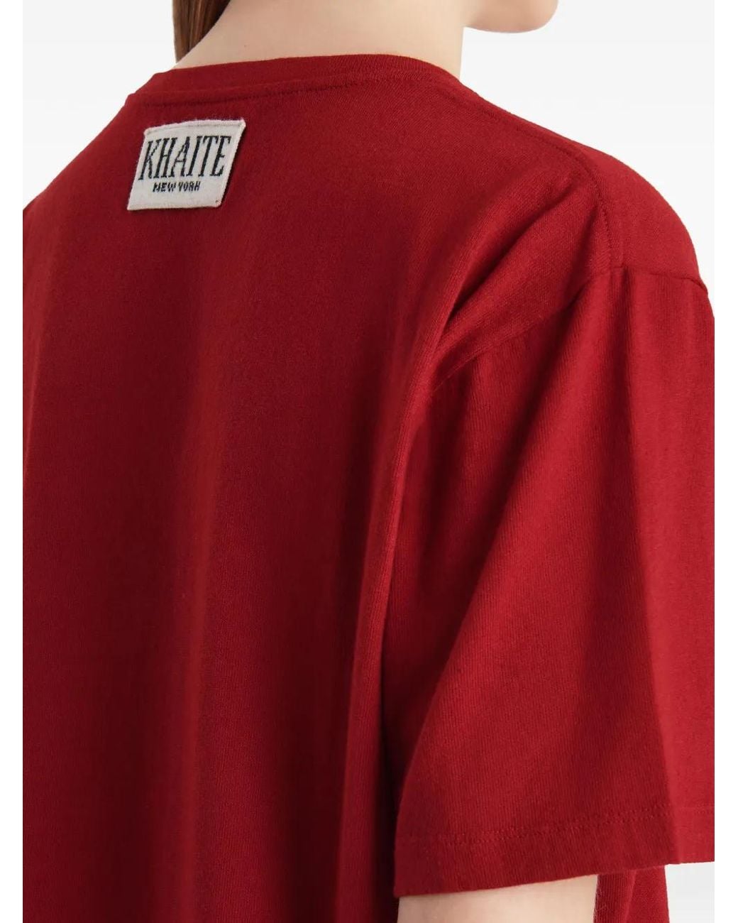 Khaite Red Mae T-Shirt