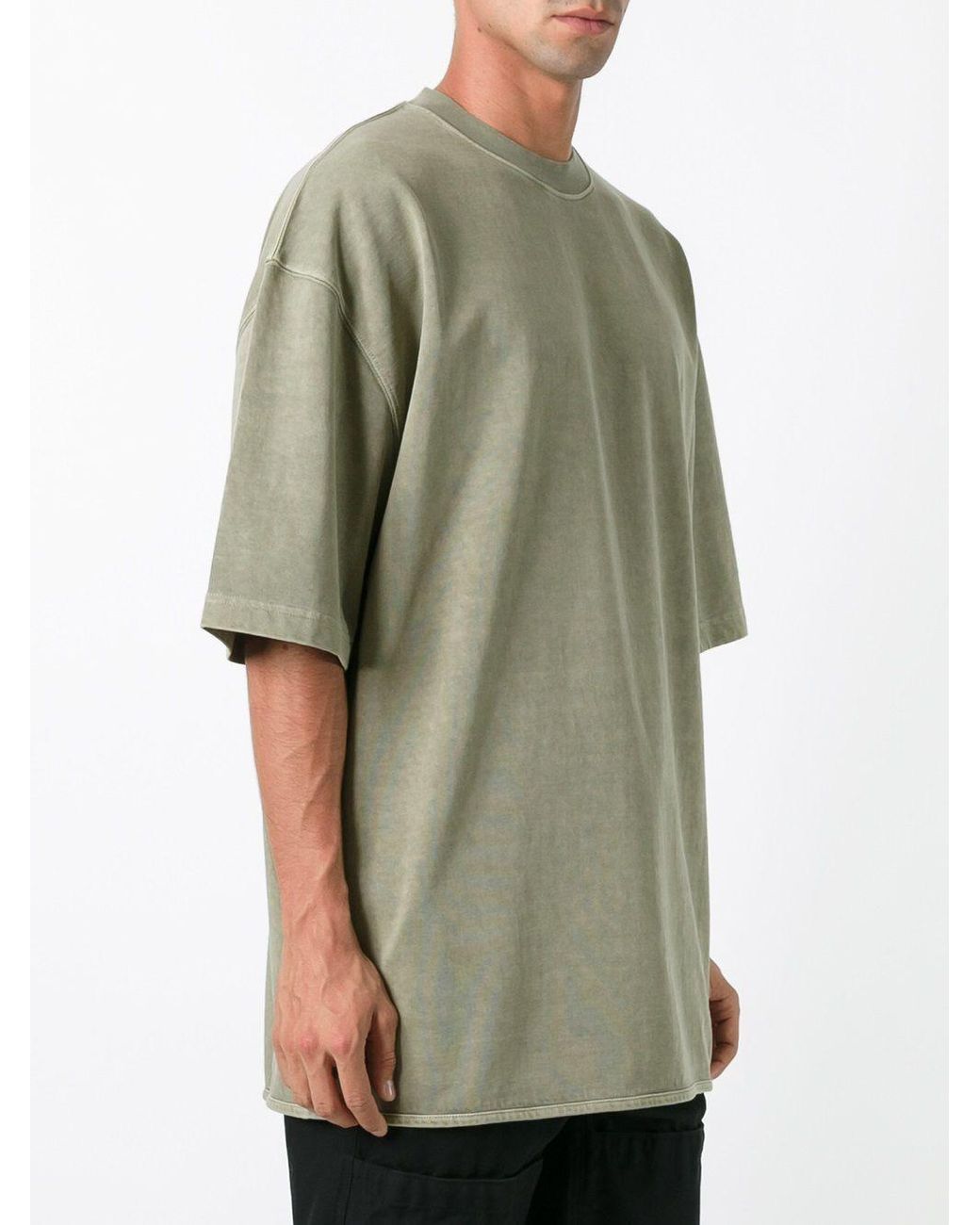 Yeezy Cotton Season 3 Crew Neck T-shirt in Green for Men | Lyst