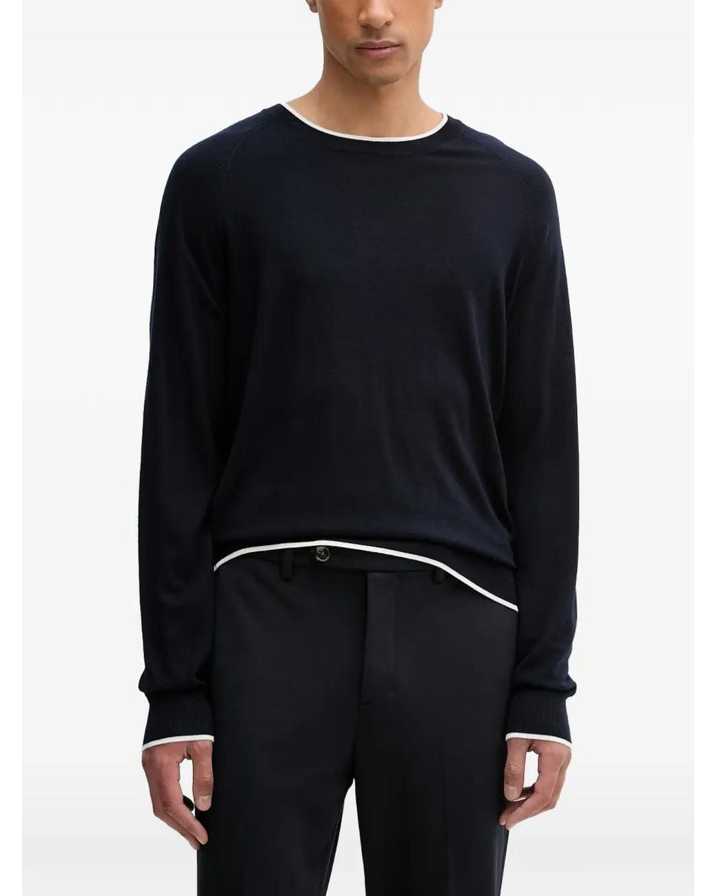 From Future Blue Long-Sleeve Sweater for men