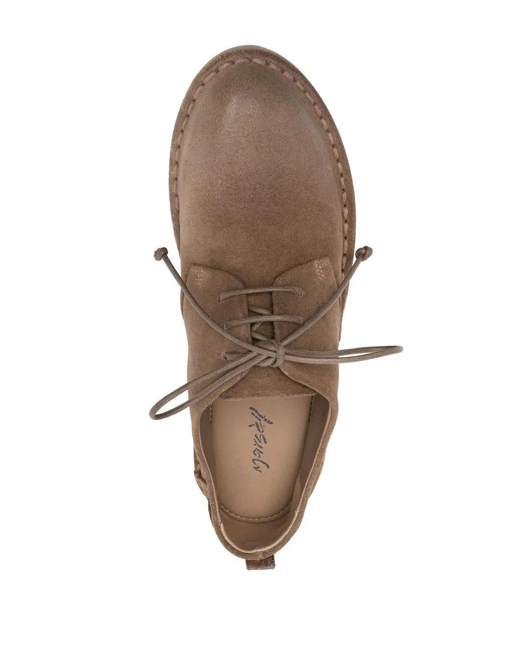 Marsèll Brown Sancrispa Suede Derby Shoes