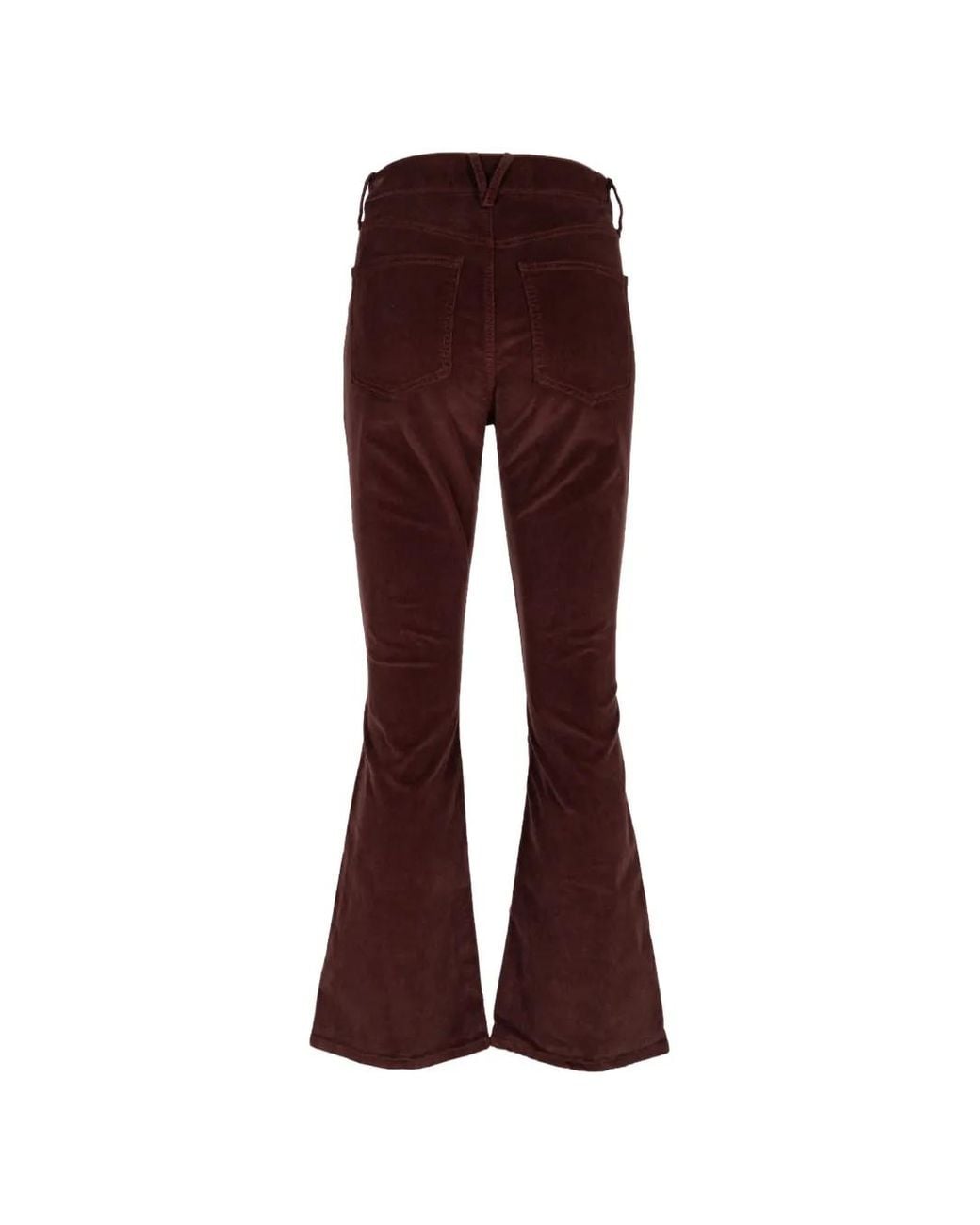 Veronica Beard Purple Carson Corduroy Flared Jeans