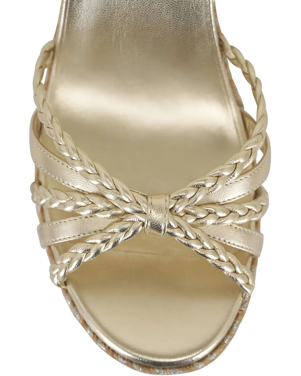 Jimmy Choo Natural Dree Braided Platform Espadrilles