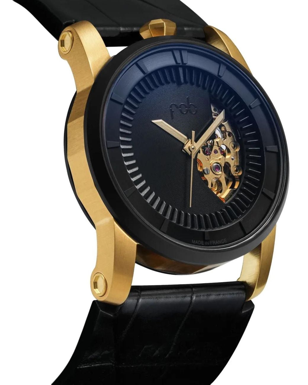 Fob Paris Black R413 Eclipse 43Mm for men