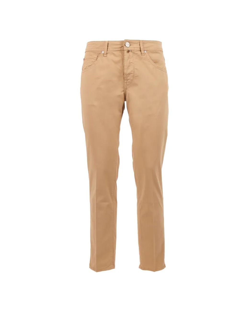 Jacob Cohen Natural Straight-Leg Trousers for men