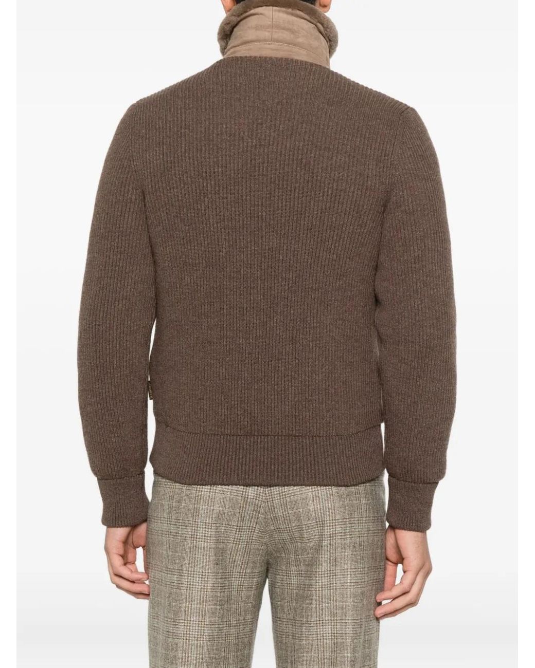 Moorer Jacke Mit Reißverschluss in Brown für Herren