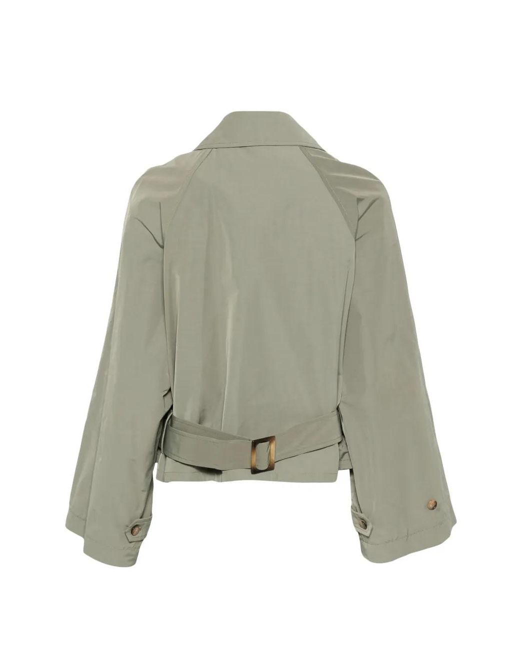 ..,merci Green Double-Breasted Jacket